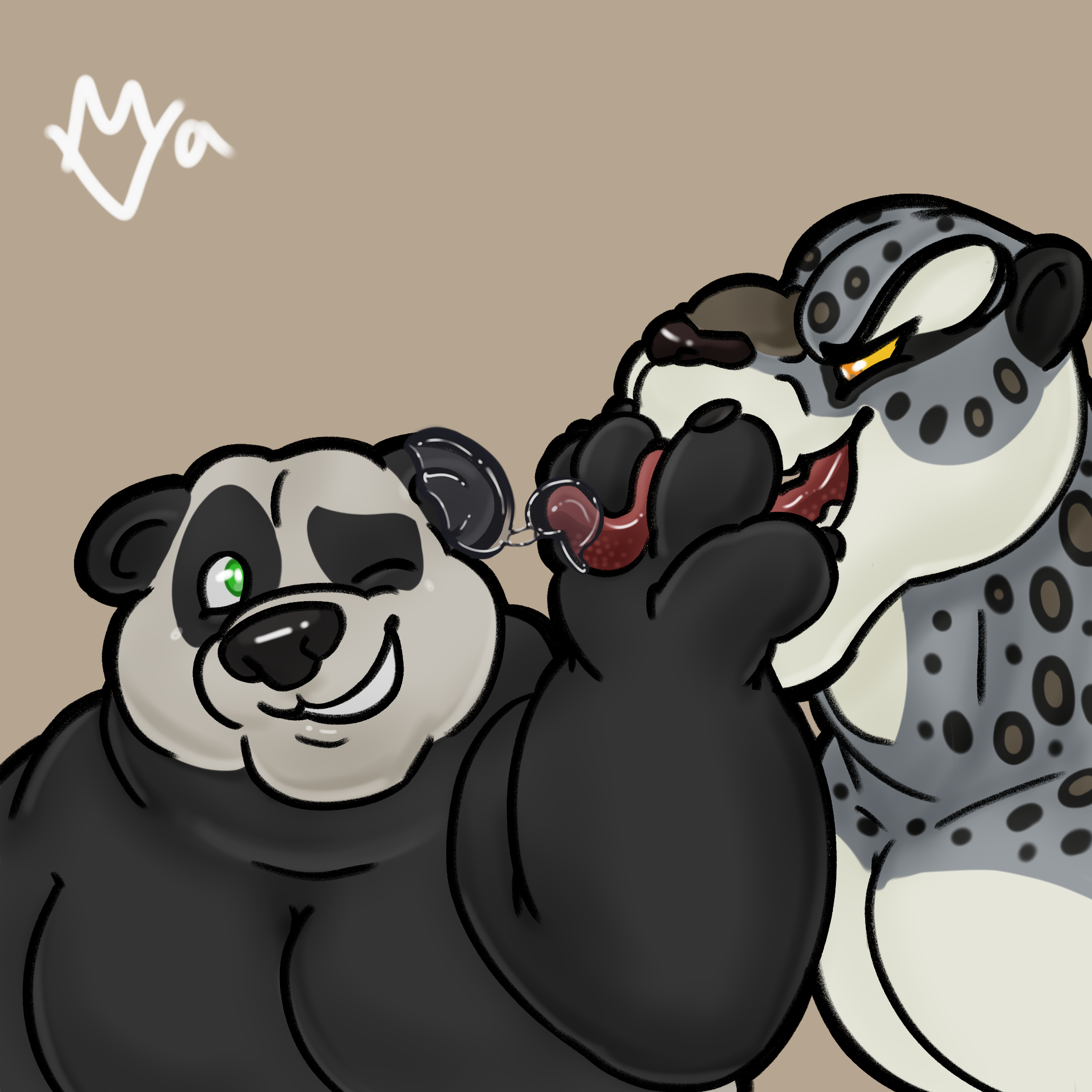 Po and Tai lung shenanigans by Maltus Vandrel 