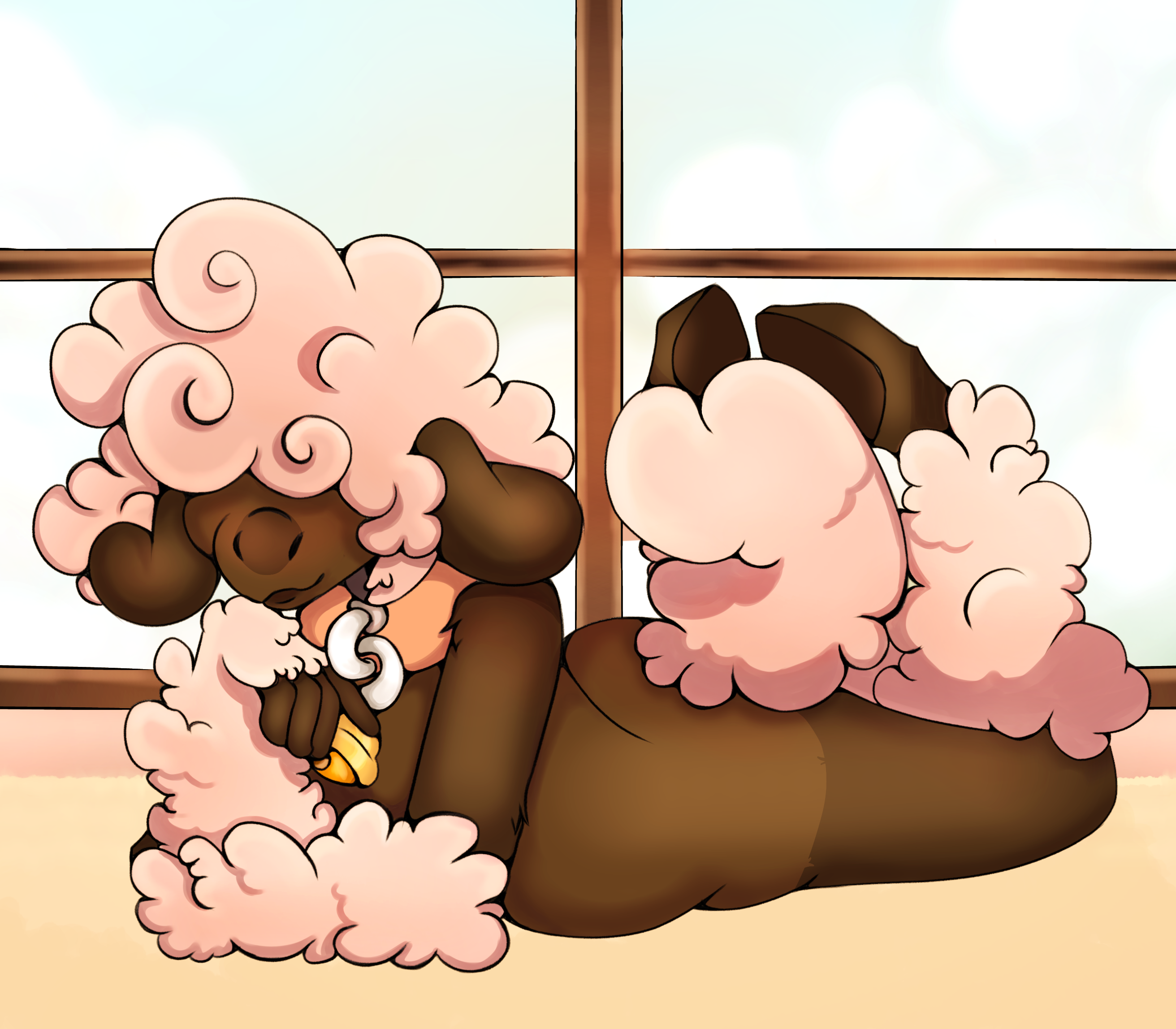 desing character lady sheep, romantic by Parutena -- Fur Affinity