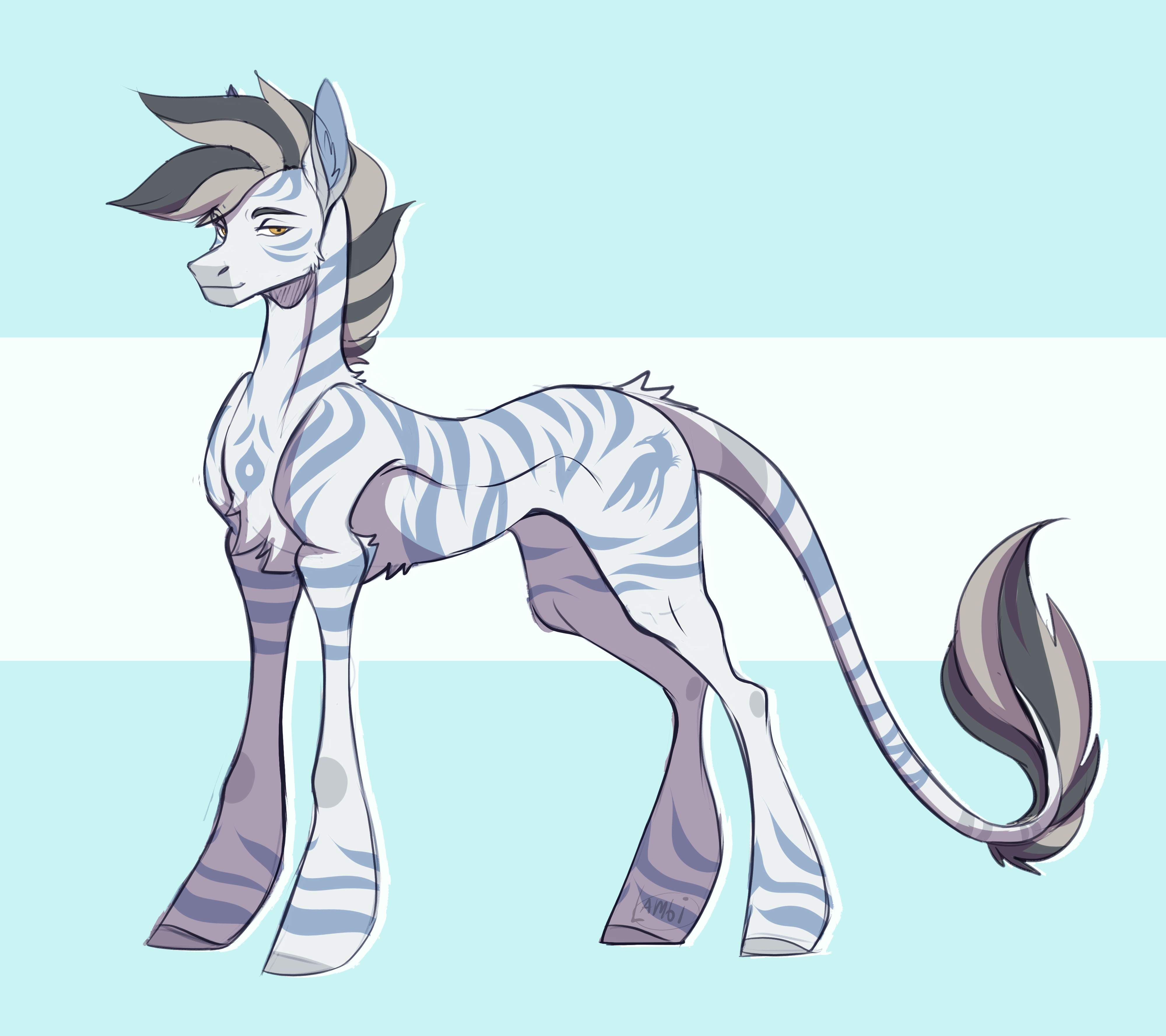 Zebra by Lambi Belle - Buzzly.art