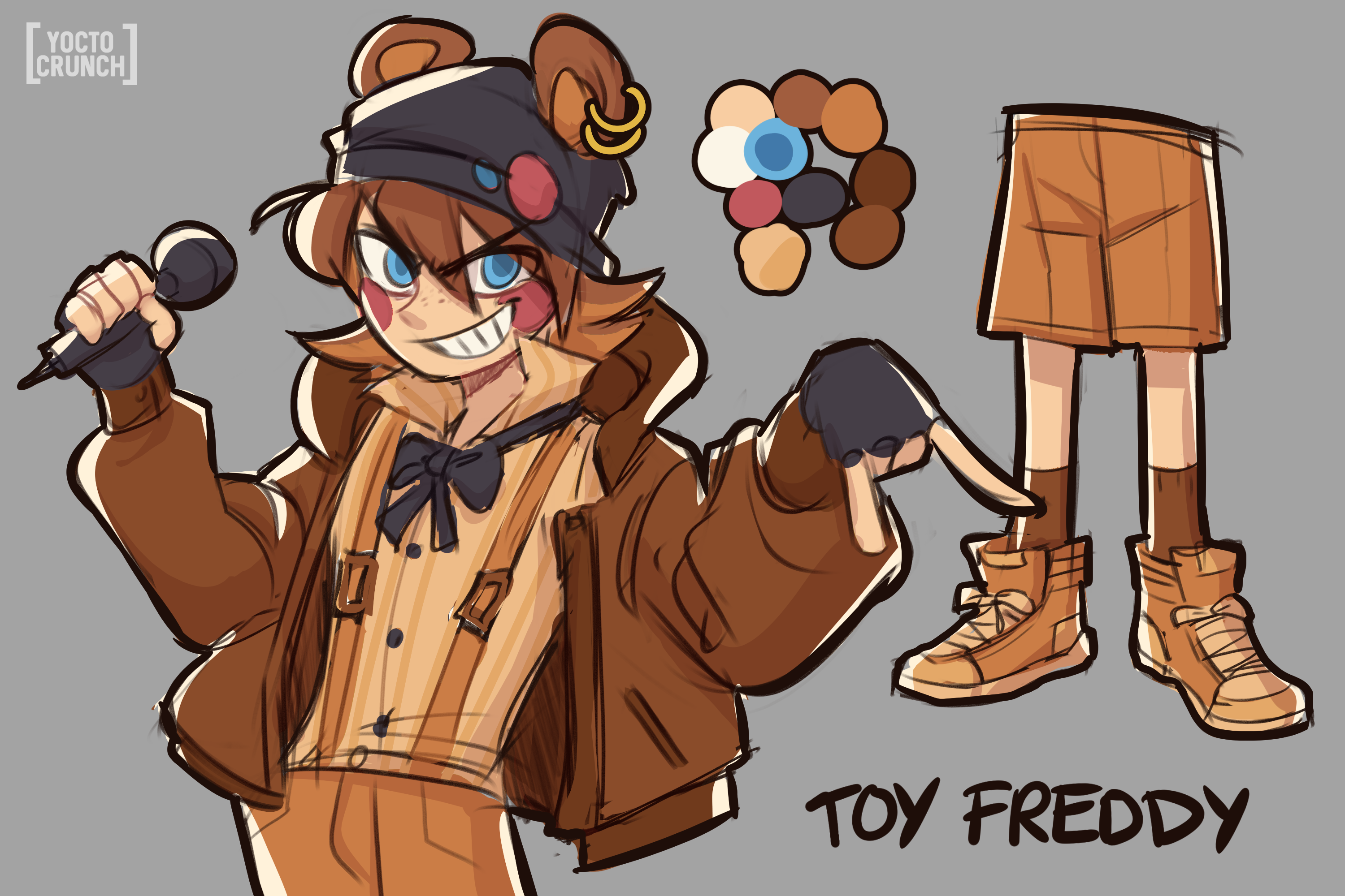 Toy Freddy Humanization by Leon ∠( ᐛ 」∠)＿ - Buzzly.art