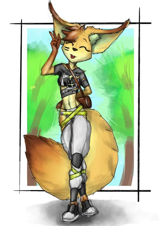 fennec fox furry girl