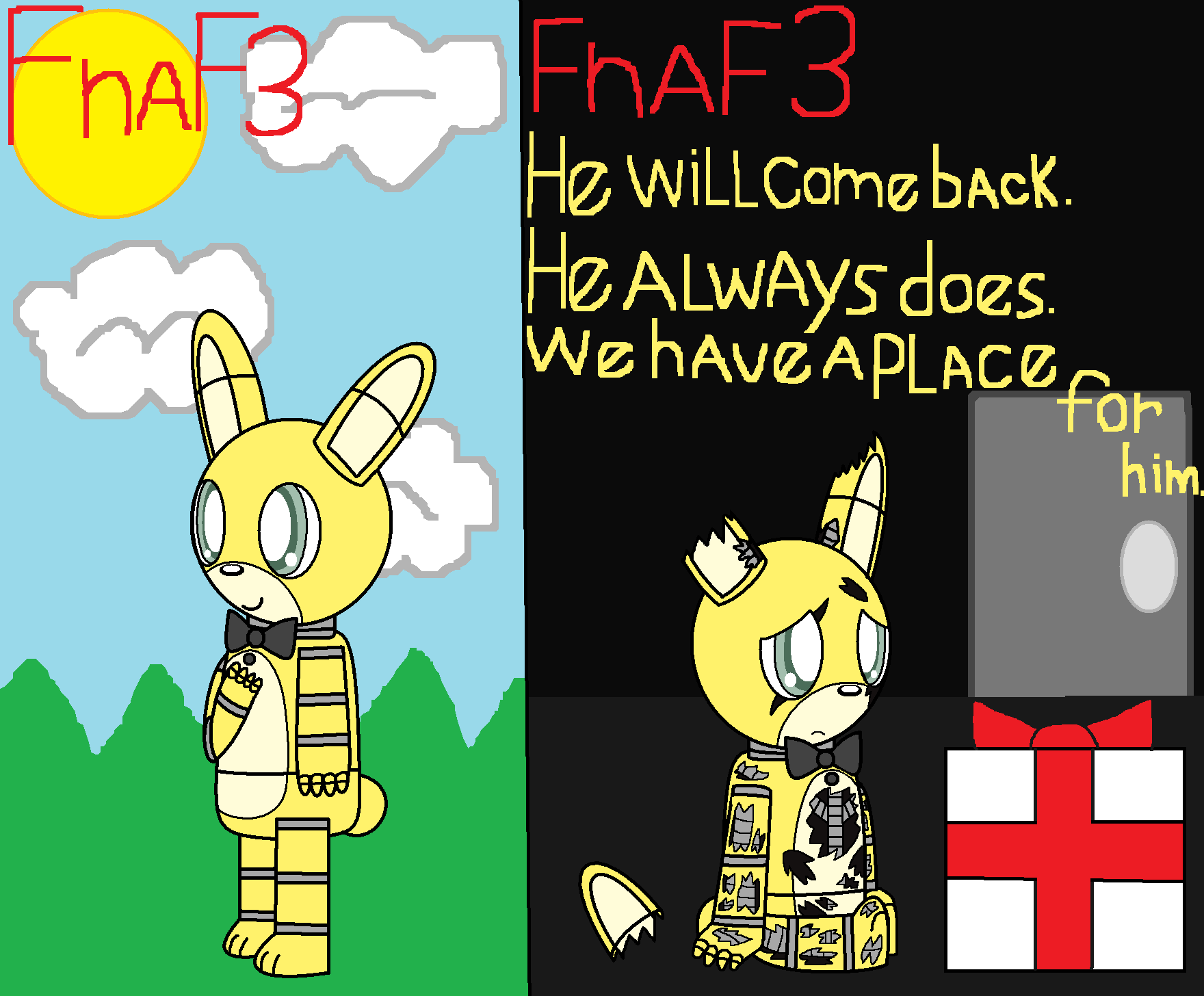 fnaf 3 new animatronic? springtrap? by pokemonlpsfan 