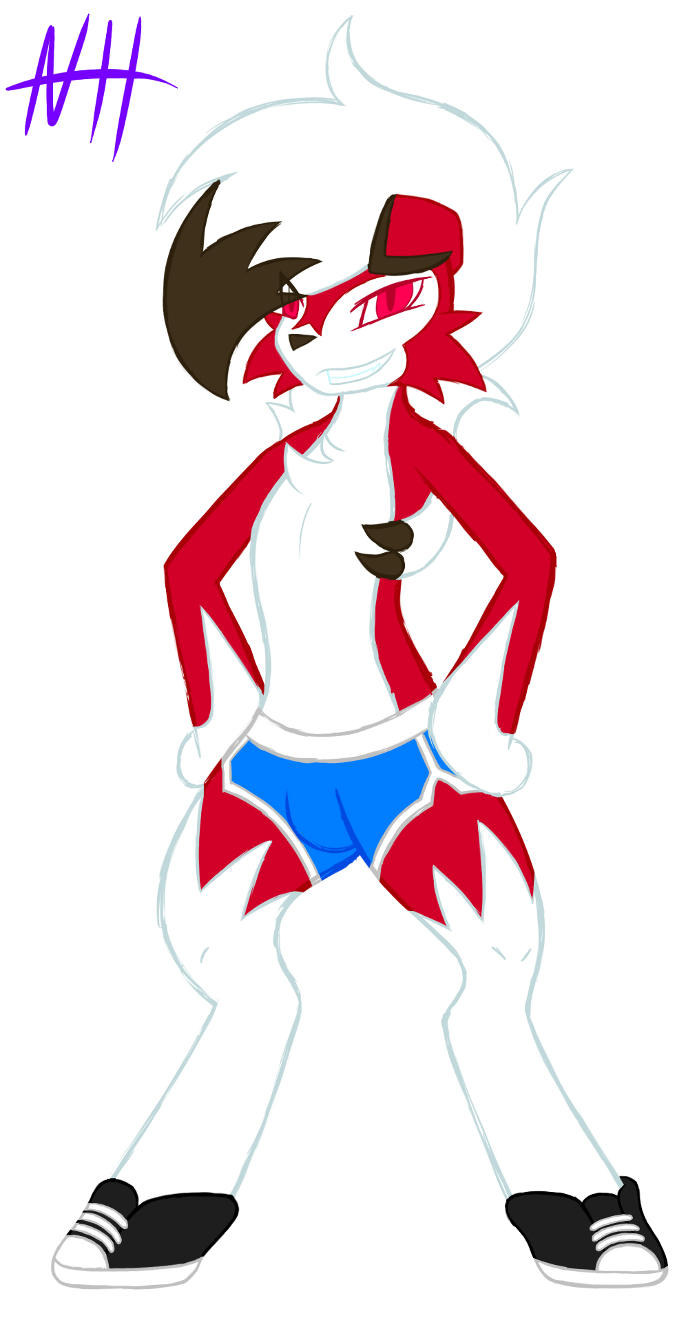 Sporty Lycanroc (Sketch) by Emo Lucario - Buzzly.art