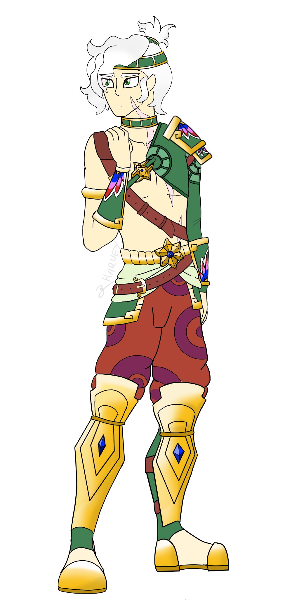 Albus in Gerudo Clothes by Harvey - Buzzly.art