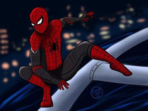 Draw your version of spiderman across the spiderverse spidersona by  Painting_wolf