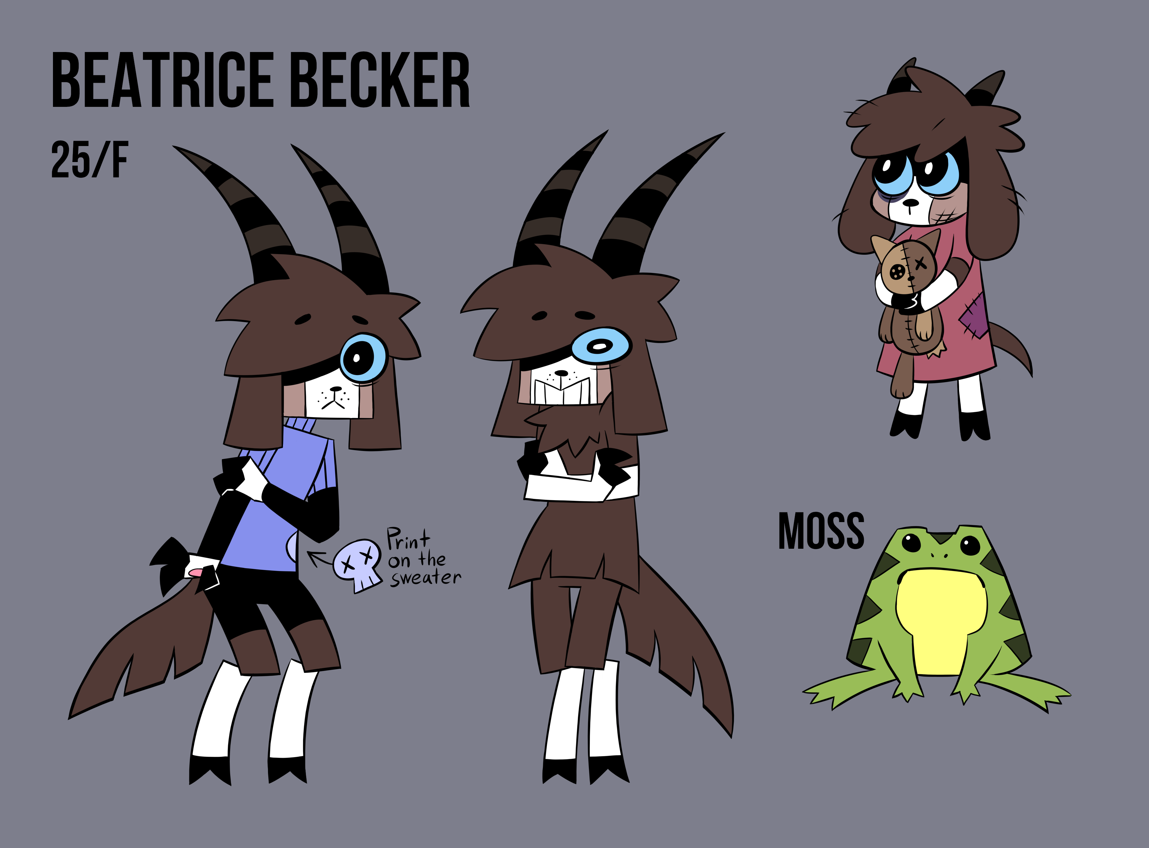 Beatrice Becker ref bio in desc by Sinisteryy Buzzly.art