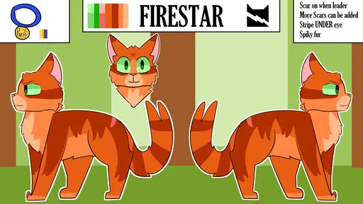 firestar (warrior cats) - Drawception