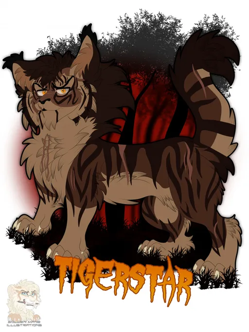 Tigerstar II Tigerheart Warrior Cats Greeting Card for Sale by