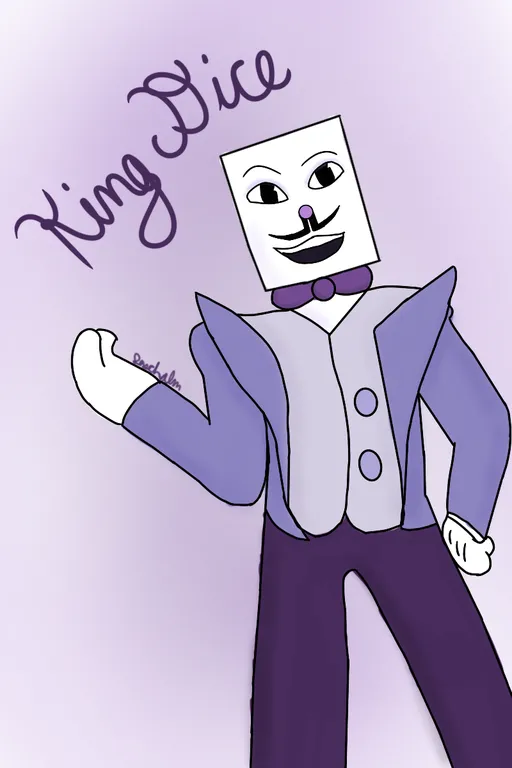 Mr. King Dice Fan Art : r/Cuphead