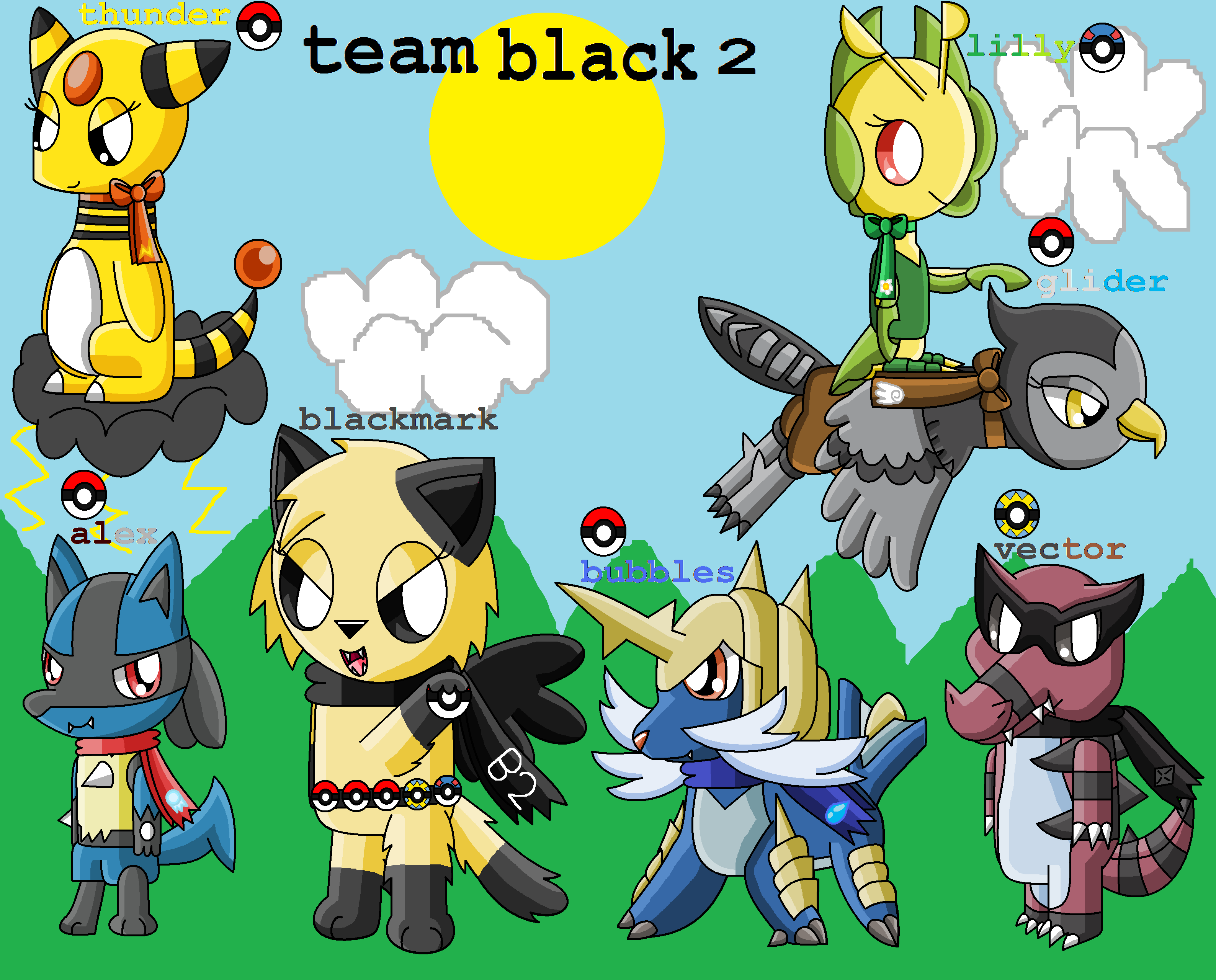 Pokemon Blue Team Randomizer Layout (2) by StormStrikerSX9 on