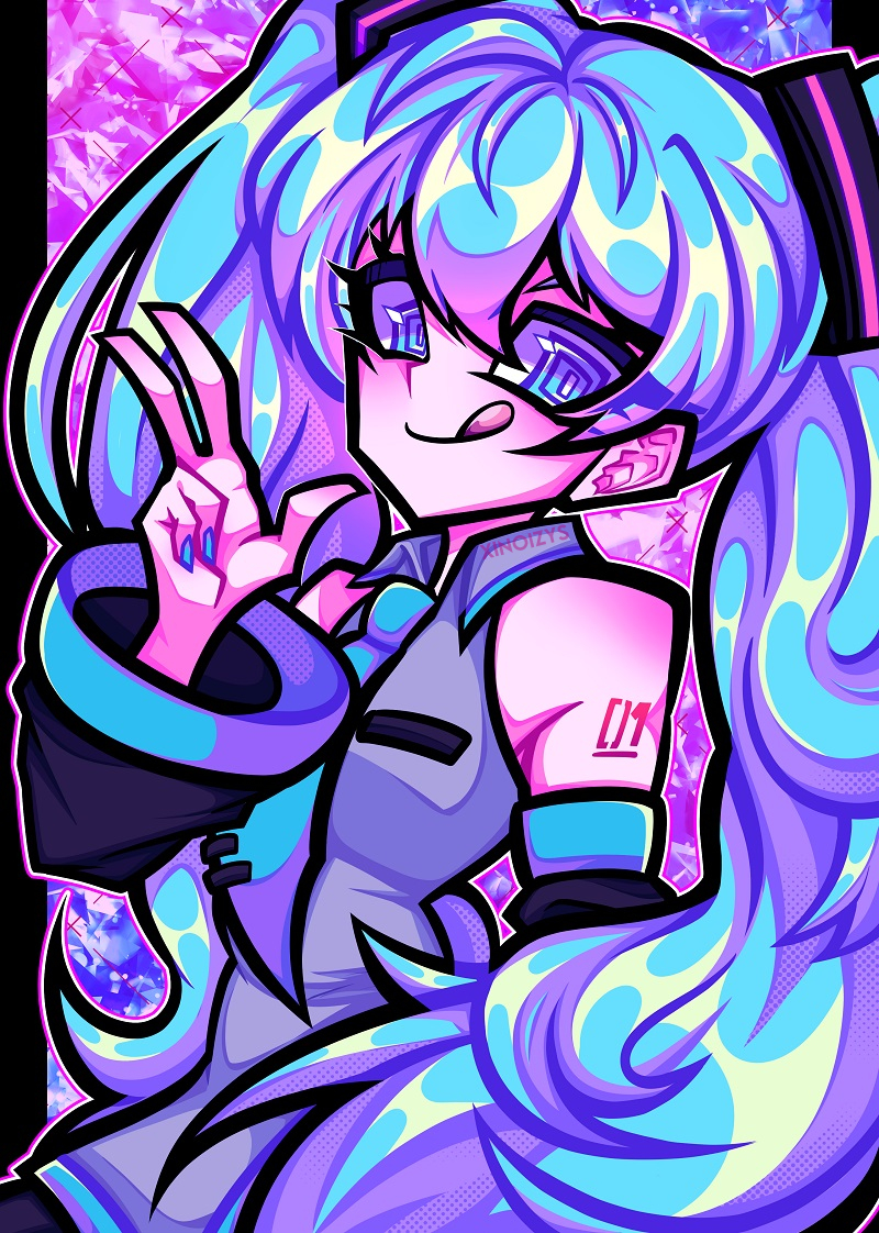 Hatsune Miku by XINOIZYS - Buzzly.art