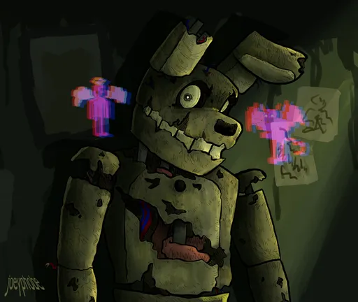 Stuffed / Springtrap FNaF 3 by Mizuki, anime fnaf 3 HD phone