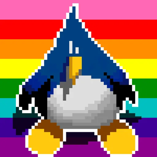 Fanart Rainbow Penguin P-p Sprites - Club Penguin Penguin Dance Clipart,  clipart, png clipart