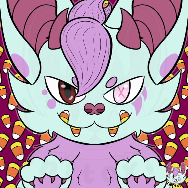 Tattletail Anime Fan art Human, purple pattern background, purple, violet  png