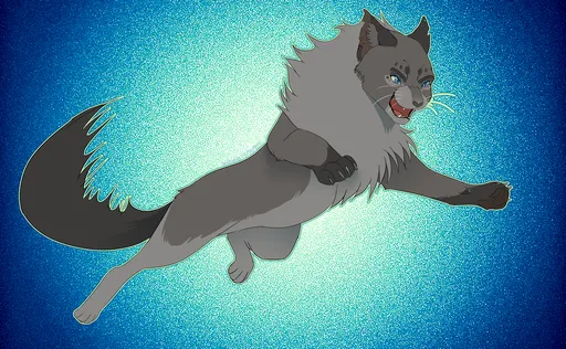 Bluestar Warrior Cats Sticker for Sale by PureSpiritFlowr