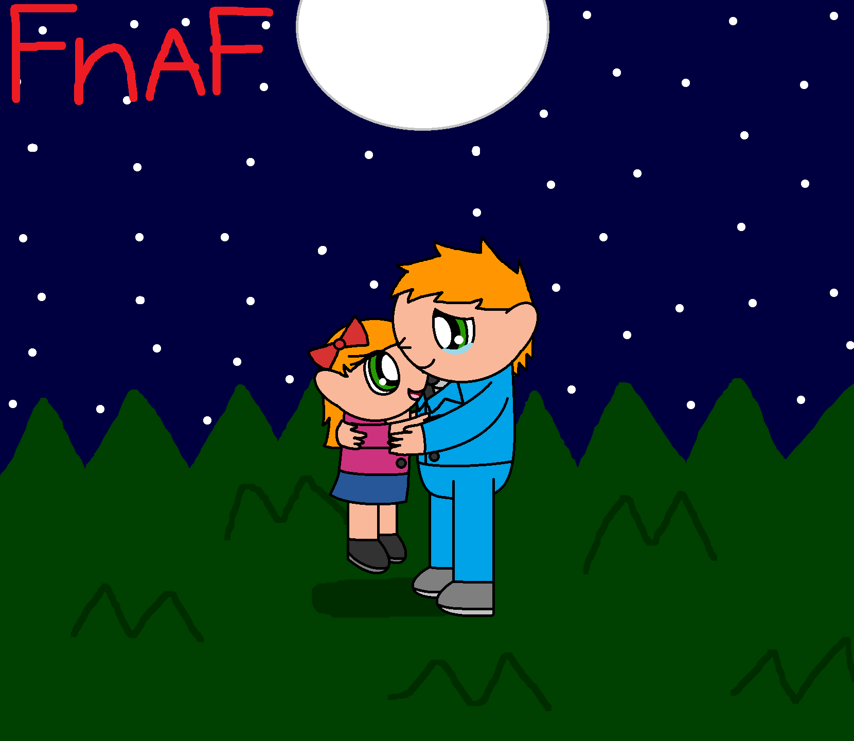 fnaf sister location father and daughter by pokemonlpsfan - Buzzly.art