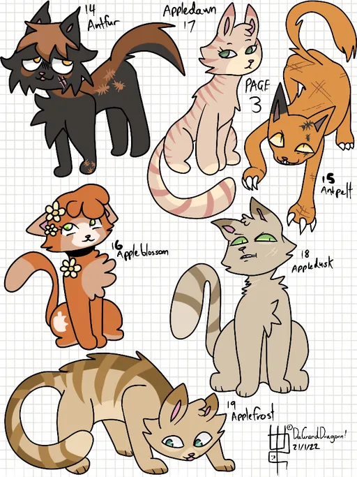 Bruna - Warrior Cats Character Designs