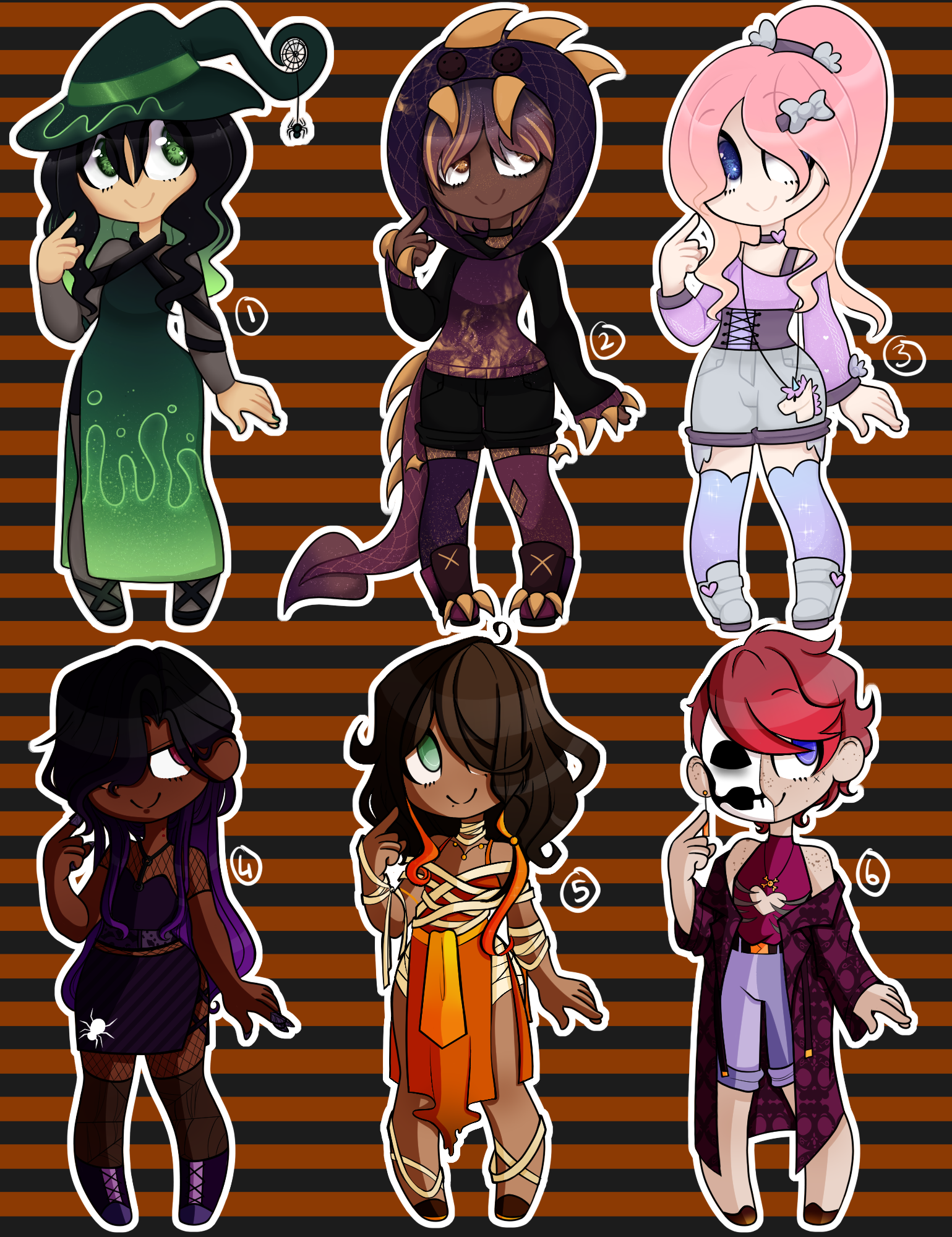 Giving away free ocs! (Please check the list in the comments to see wich  one is free + you are available to change the styles of them) : r/GachaClub