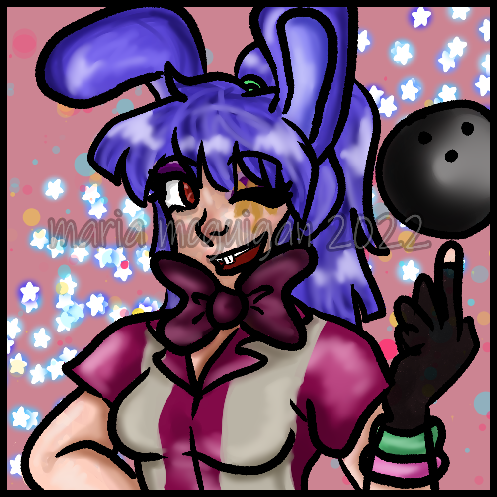 Fnaf Bonnie The Purple Bunny - female