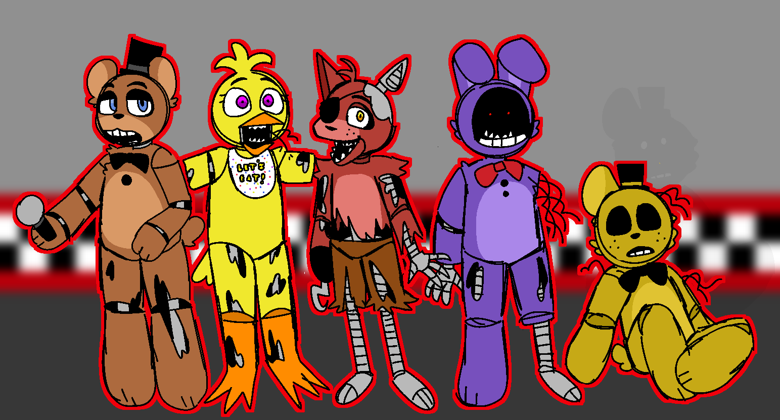 WITHERED CHICA] FNAF 2  Fnaf freddy fazbear, Fnaf, Fnaf freddy