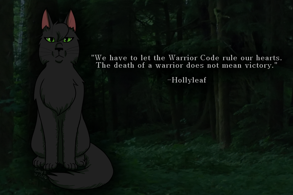 The Warrior Code- Hollyleaf by Gabbycat17 