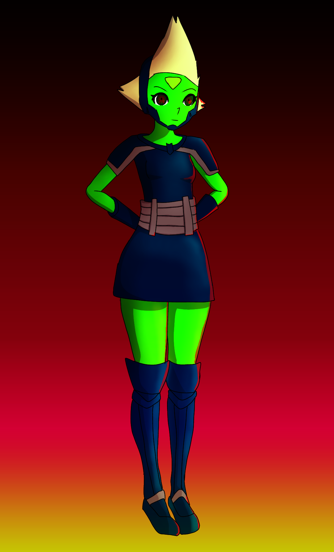 Peridot Cosplay: Darkseid by CharlieWolfie - Buzzly.art