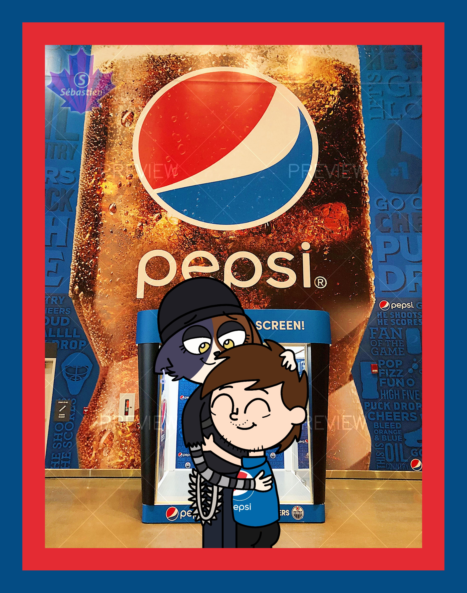 Pepsi is the love between Mr.S and Meow Skulls by Seb Lévesque - Buzzly.art