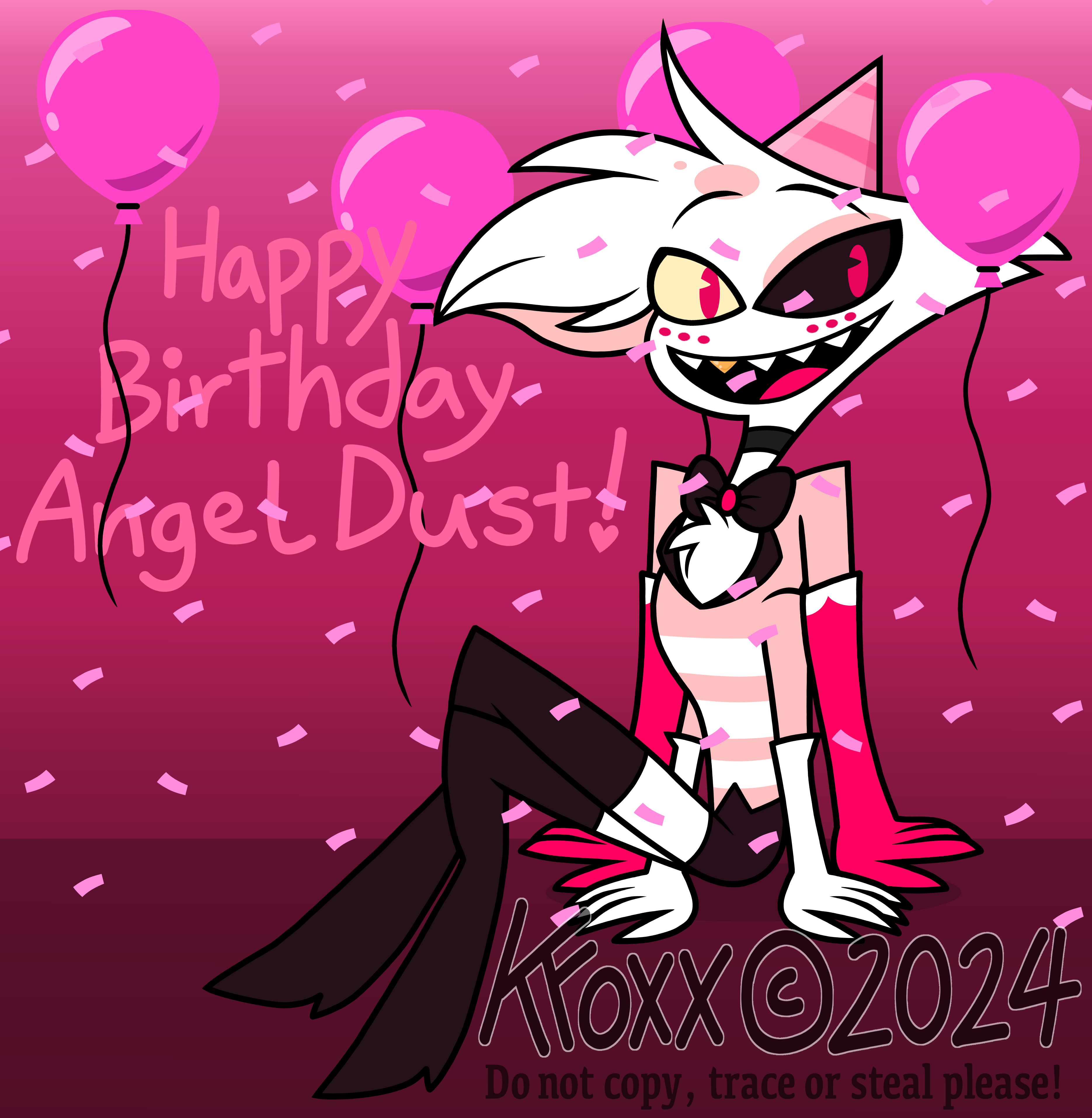 Happy Birthday Angel Dust! by KalvinFoxx - Buzzly.art