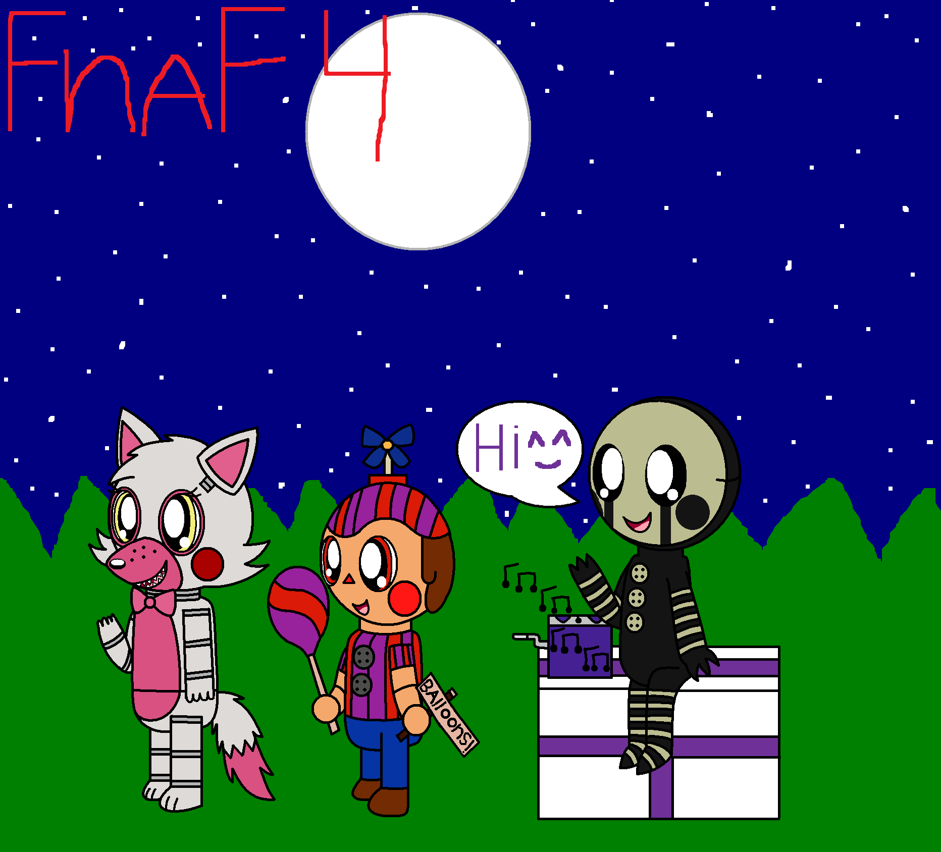 Fnaf 4 Animatronics Character Traits (Fnaf 4), Things in my Fnaf Au