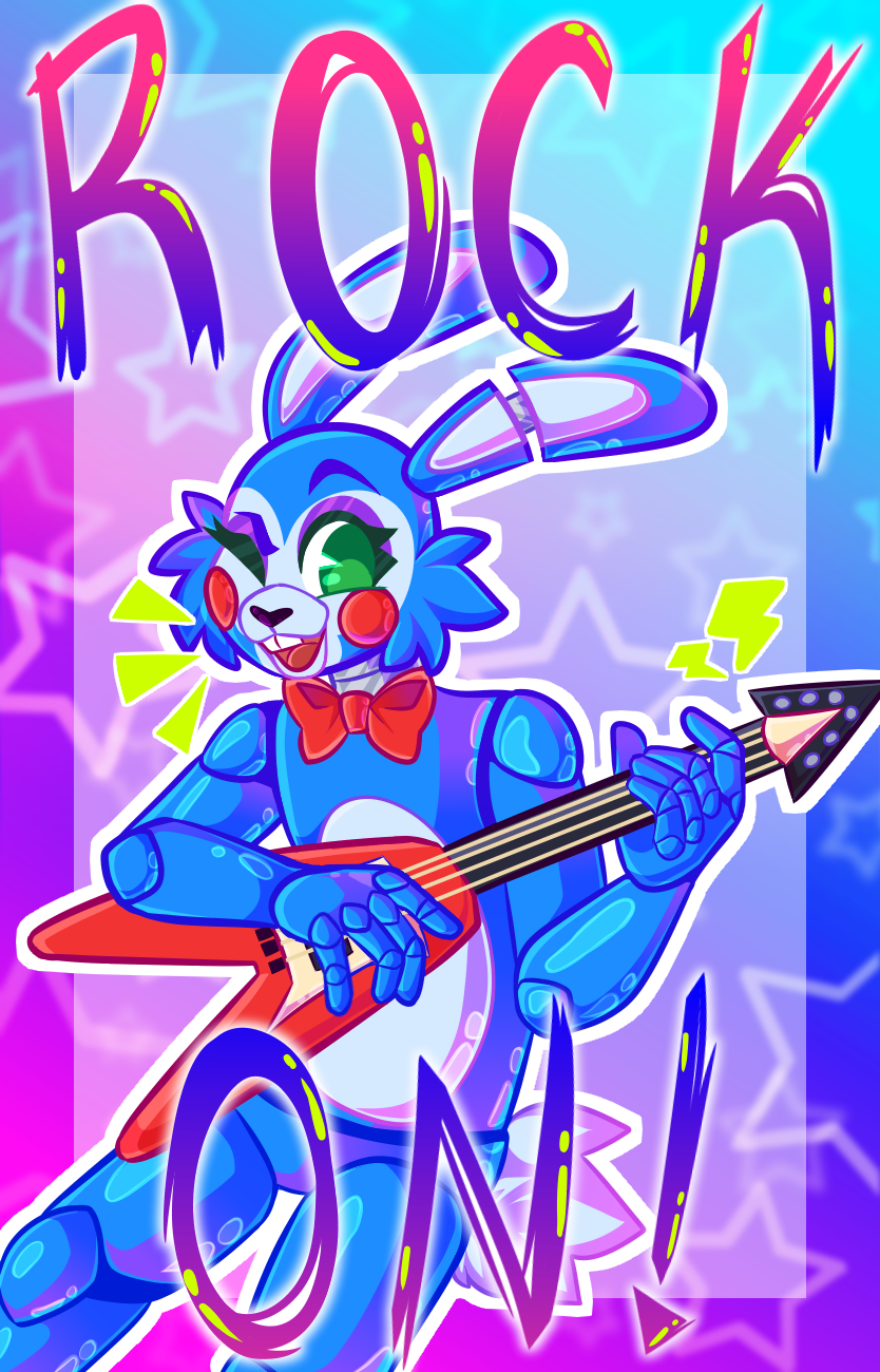 ROCK ON!! || Toy Bonnie by PvmpkinBread - Buzzly.art