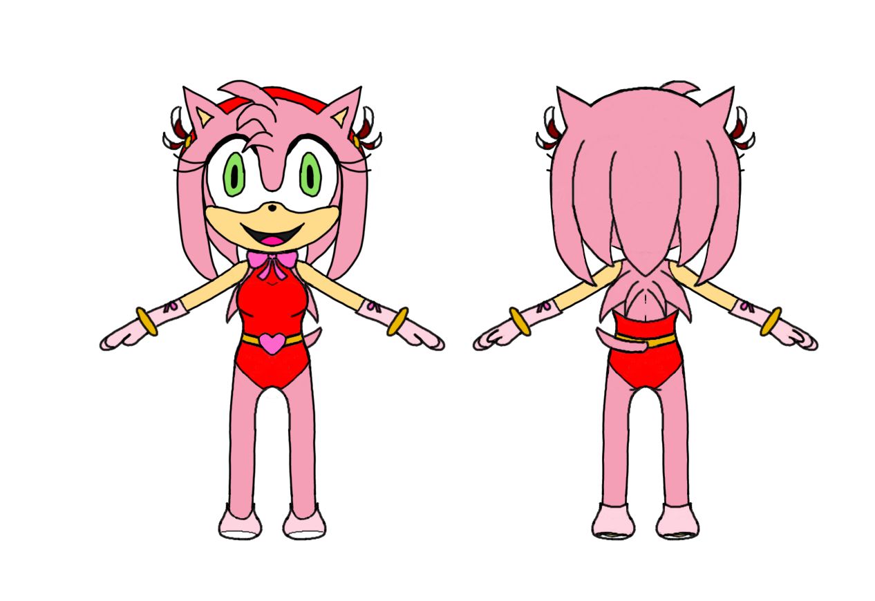 Amy Rose- Old Trailblazers Design by FinalBossBreak - Buzzly.art