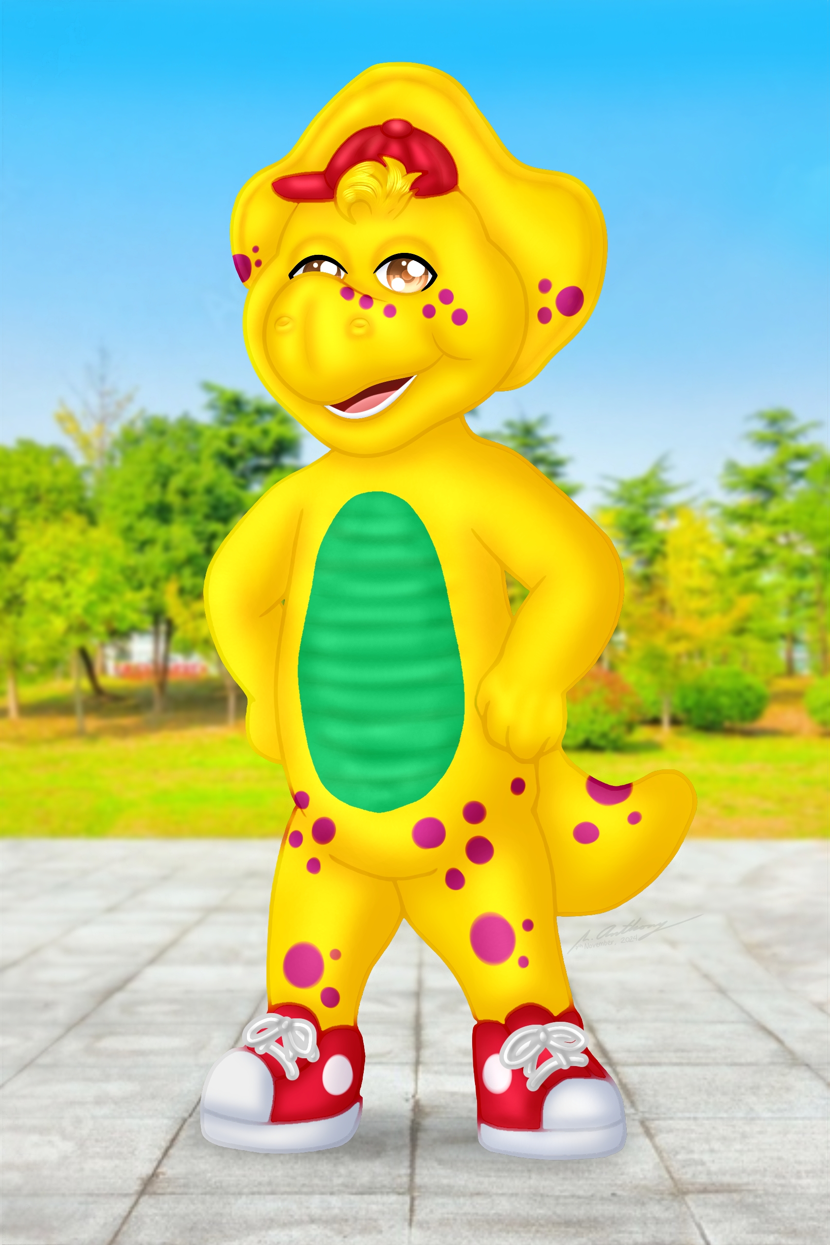 BJ (Barney and Friends) - 20241107 by RonaldAnthony4 - Buzzly.art
