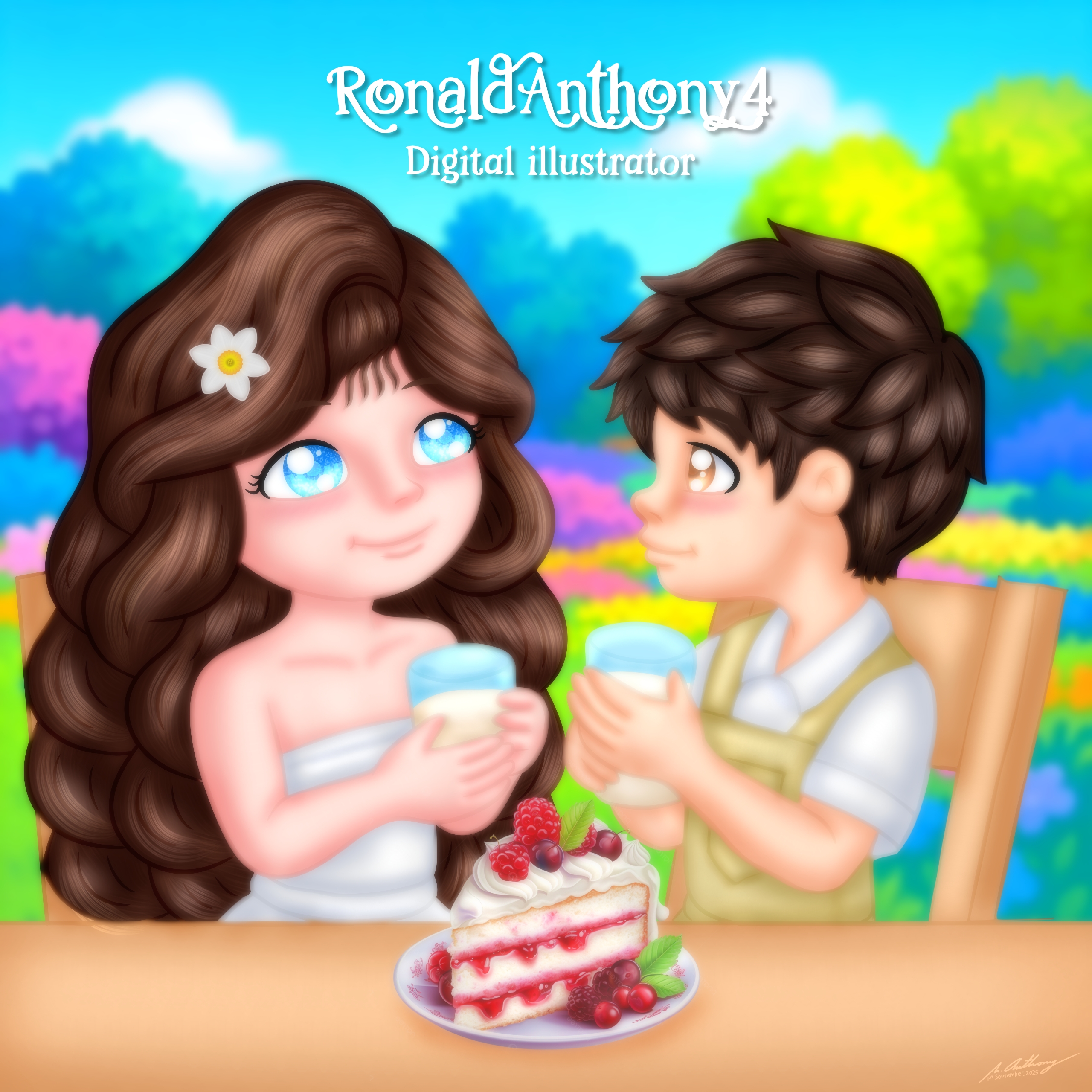 Arlon and Liliana - 20250901 by RonaldAnthony4 - Buzzly.art, image size:2560x2560