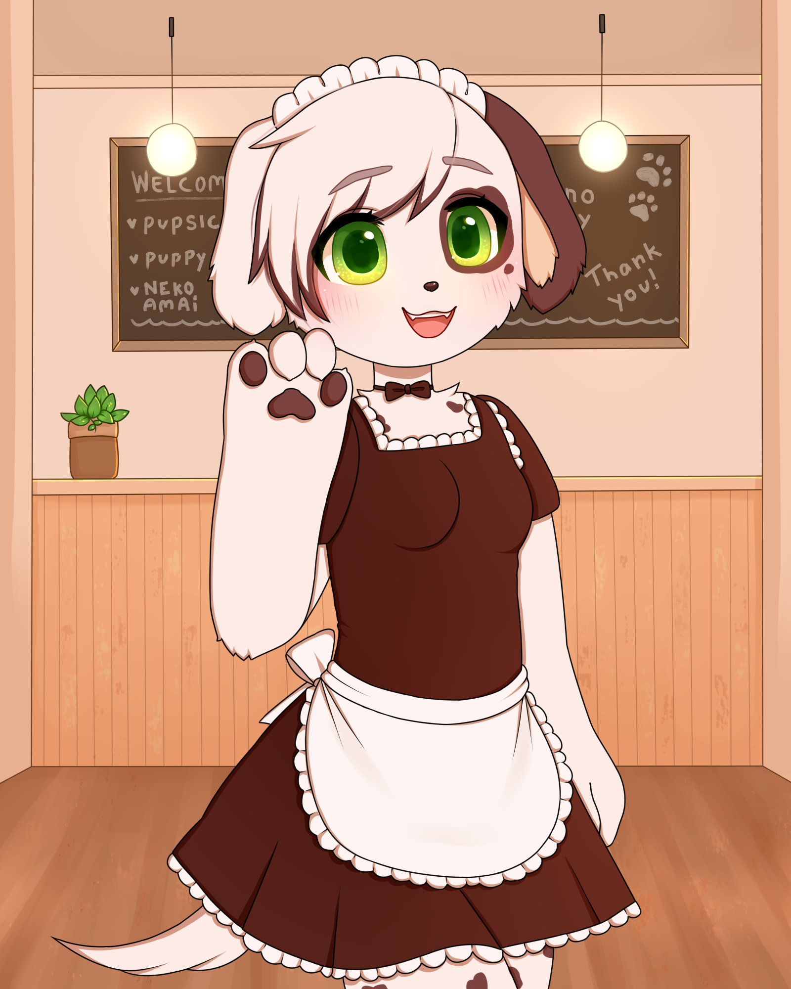 Dog maid by Nekoamai - Buzzly.art