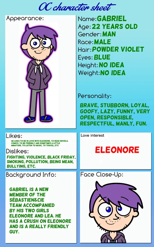 Art and Shiz — The official reference sheets for the main five